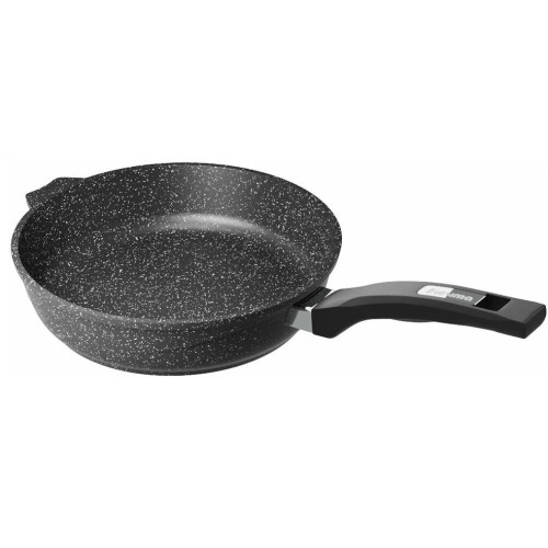 Сковорода Мечта Гранит black, 30см (с30802) с крышкой