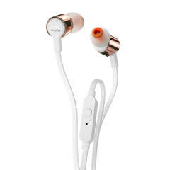 Гарнитура JBL T210 розовое золото
