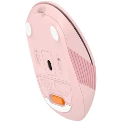Мышь A4 Fstyler FB10C розовый оптическая (2400dpi) беспроводная BT/Radio USB