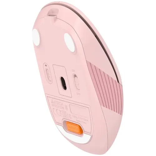 Мышь A4 Fstyler FB10C розовый оптическая (2400dpi) беспроводная BT/Radio USB