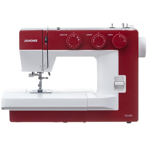 Швейная машина JANOME 1522 RD белый/красный