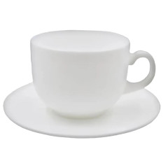 Набор чайный, 210 мл., керамика, LAVENIR, CB210-12 WHITE, 12 пр.
