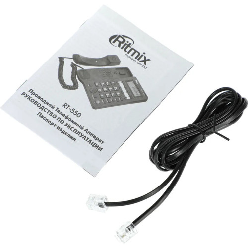 Телефон RITMIX RT-550 black