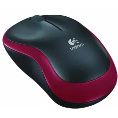 Мышь Logitech M185 красный/черный