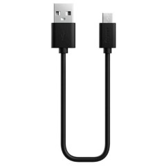 Кабель USB 2.0 A вилка - microUSB 2м OLMIO 2.1A черный