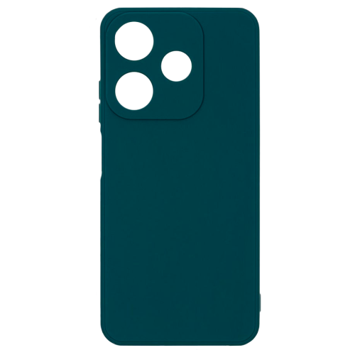 Бампер Tecno Spark 10C ZIBELINO Soft Matte темно-зеленый с микрофиброй