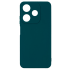 Бампер Tecno Spark 10C ZIBELINO Soft Matte темно-зеленый с микрофиброй