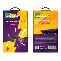 Кабель USB 3.0 A вилка - 8pin 1 м More choice K42i Black