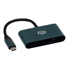 Карт-ридер Digma CR-С2501-G Type C серый