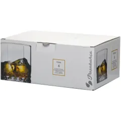 Набор бокалов для виски Pasabahce Вальс, стекло, 315 мл., 6 шт. (42945)