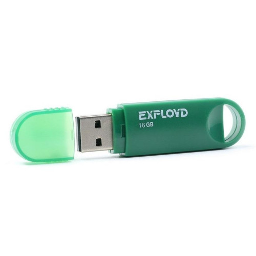 Карта USB2.0 16 GB EXPLOYD 570 зеленый