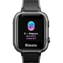 Смарт-часы AIMOTO IQ 4G с голосовым помощником Маруся черный