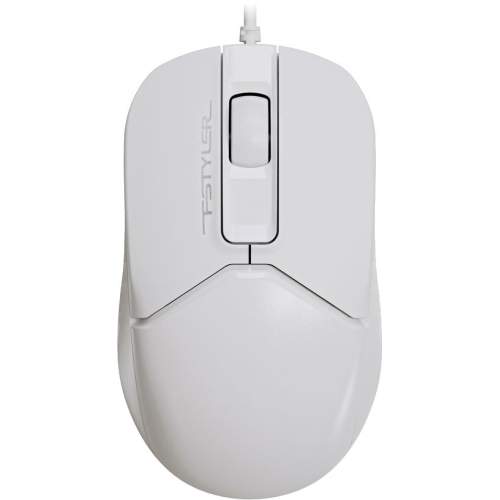 Мышь A4 Fstyler FM12S белый оптическая (1200dpi) USB (3but)