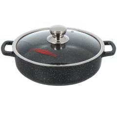 Жаровня Горница Гранит Induction, 3 л., 26 см (Иж2611аг)(460200) с крышкой