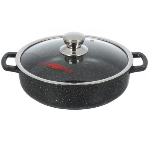 Жаровня Горница Гранит Induction, 3 л., 26 см (Иж2611аг)(460200) с крышкой