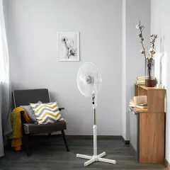 Вентилятор напольный TIMBERK T-SF1601 белый