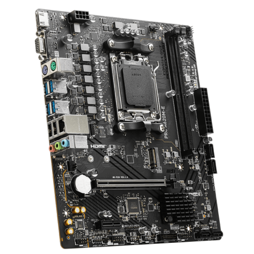 М/П SOC-AM5 MSI PRO A620M-E SocketAM5 AMD A620 2xDDR5 mATX AC`97 8ch(7.1) GbLAN RAID+VGA+HDMI