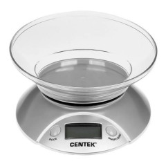 Весы кухонные электронные CENTEK CT-2451 серебро/черный