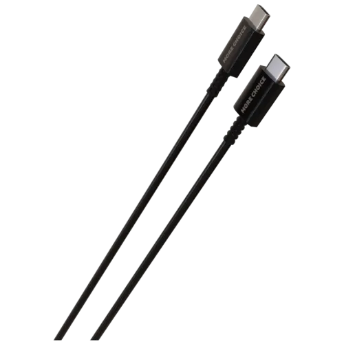 Кабель USB 3.0 Type C - Type C 1 м More choice K76Sa 5.0A PD 100W TPE Black