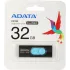 Карта USB2.0 32 GB A-DATA UV220 AUV220-32G-RBKBL черный/синий