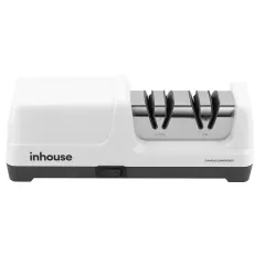 Точилка для ножей электрическая Inhouse IKSH-2401W, белая