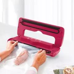 Вакууматор Kitfort КТ-1536-1 бело-малиновый