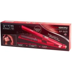 Щипцы-распрямители KING Professional KP-3031, красные