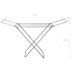 Сушилка для белья VIOLET Комфорт 18м (металлик) 301817