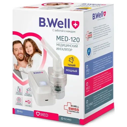 Ингалятор B.Well MED-120 медицинский, компрессорный