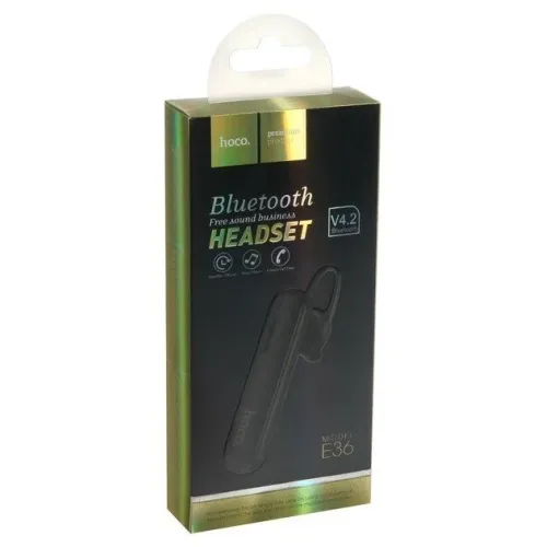 Гарнитура Bluetooth HOCO E36 black