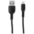 Кабель USB 2.0 A вилка - 8pin 1 м HOCO X13 Black