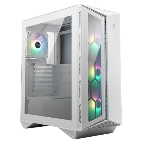 Корпус MSI MidiTower MPG GUNGNIR 110R white (ATX, без БП, ARGB, 2xUSB3.2 Type-A + USB3.2 Type-C)