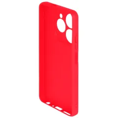 Бампер Tecno Spark 20 Pro 4G ZIBELINO Soft Matte красный защита камеры