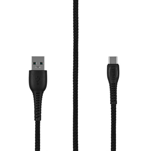 Кабель USB 2.0 A вилка - Type C 1 м TFN-CUSBCUSB5A1MBK черный