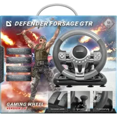 Руль Defender FORSAGE GTR USB (64367)