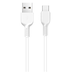 Кабель USB 2.0 A вилка - Type C 3 м HOCO X20 белый