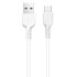 Кабель USB 2.0 A вилка - Type C 3 м HOCO X20 белый