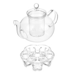 Чайник заварочный, 800 мл, стекло VETTA, с подставкой для свечи (850-116)