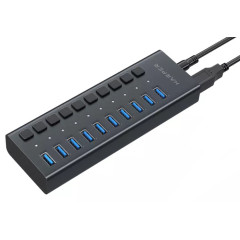Коммутатор USB 2.0 HARPER HUB-10MB Black