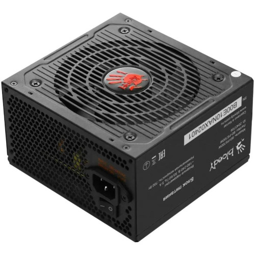 Блок питания Bloody 700W BD-PS700W LED ATX 80 PLUS WHITE (20+4pin) APFC 120mm fan 6xSATA RTL