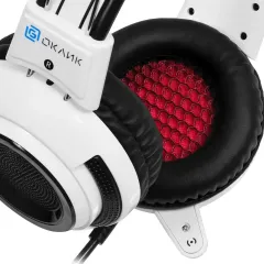 Гарнитура Oklick HS-G300 ARMAGEDDON белый/черный 