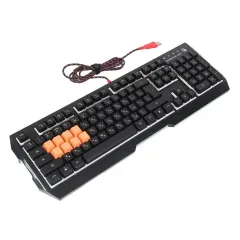 Клавиатура A4 Bloody B188 черный USB Multimedia Gamer LED