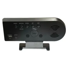 Будильник Космос W601 на ножке подсветка белая