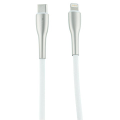 Кабель USB 3.1 Type C - 8pin 1.2 м 3A Olmio 30W PD Style белый
