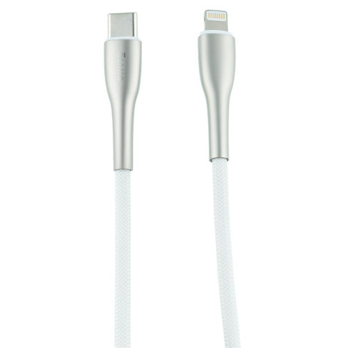 Кабель USB 3.1 Type C - 8pin 1.2 м 3A Olmio 30W PD Style белый