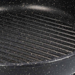 Сковорода-гриль Горница Гранит, индукция, 26 см (Исг261аг) круглая (466718)