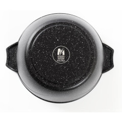 Кастрюля Мечта Гранит black Induction, алюм., индукция, 2 л., круглая, с крышкой (42802И)