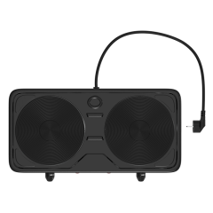 Настольная электроплита MAXVI HE211 черная (диск 2)