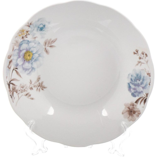 Тарелка керамика Daniks Флорина, обеденная, круглая, 20 см (19-237)(454765)