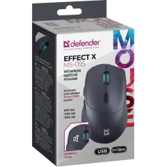 Мышь Defender Effect X MS-095 черный